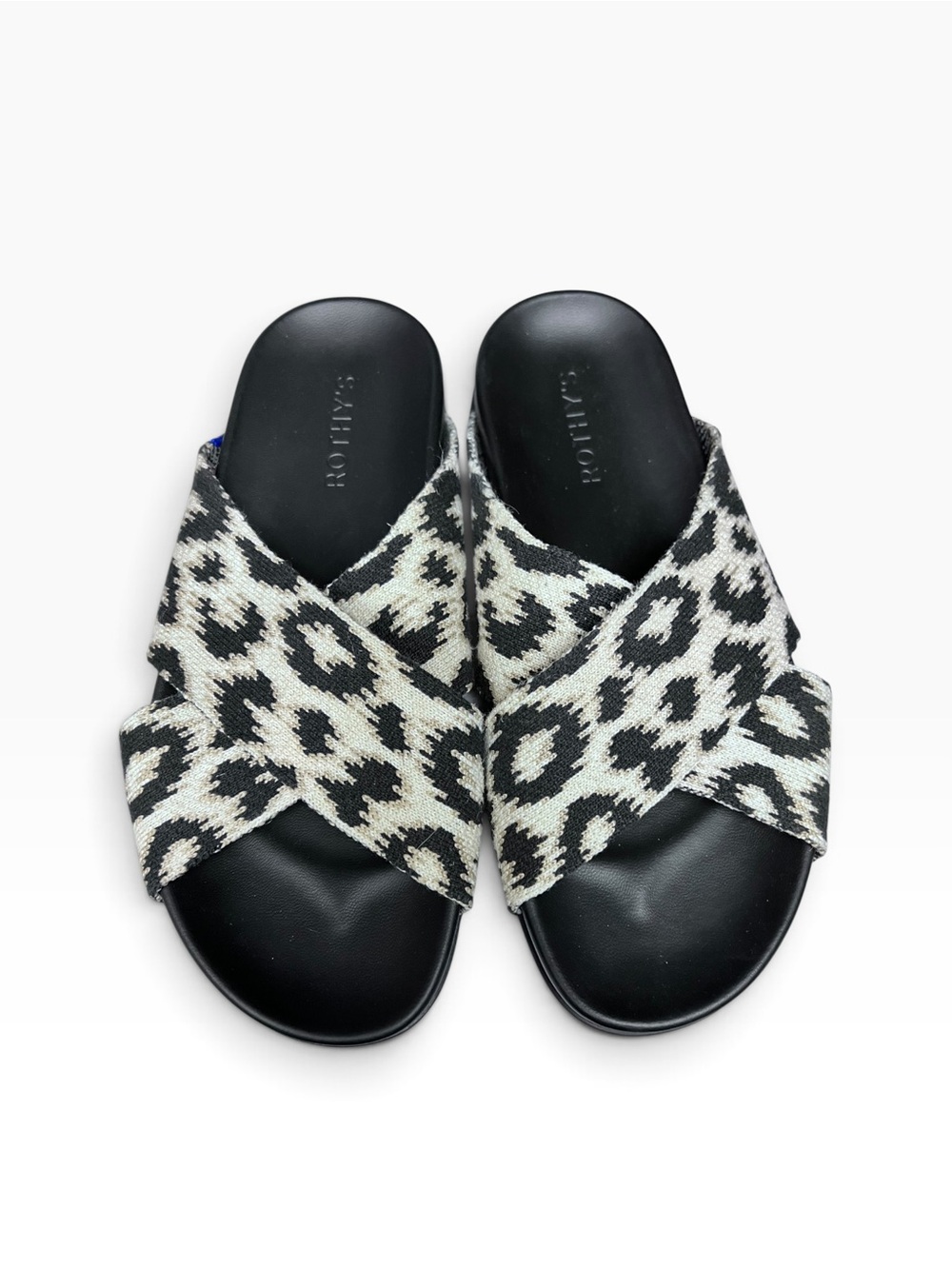 Rothy’s the weekend slide - leopard knit 7